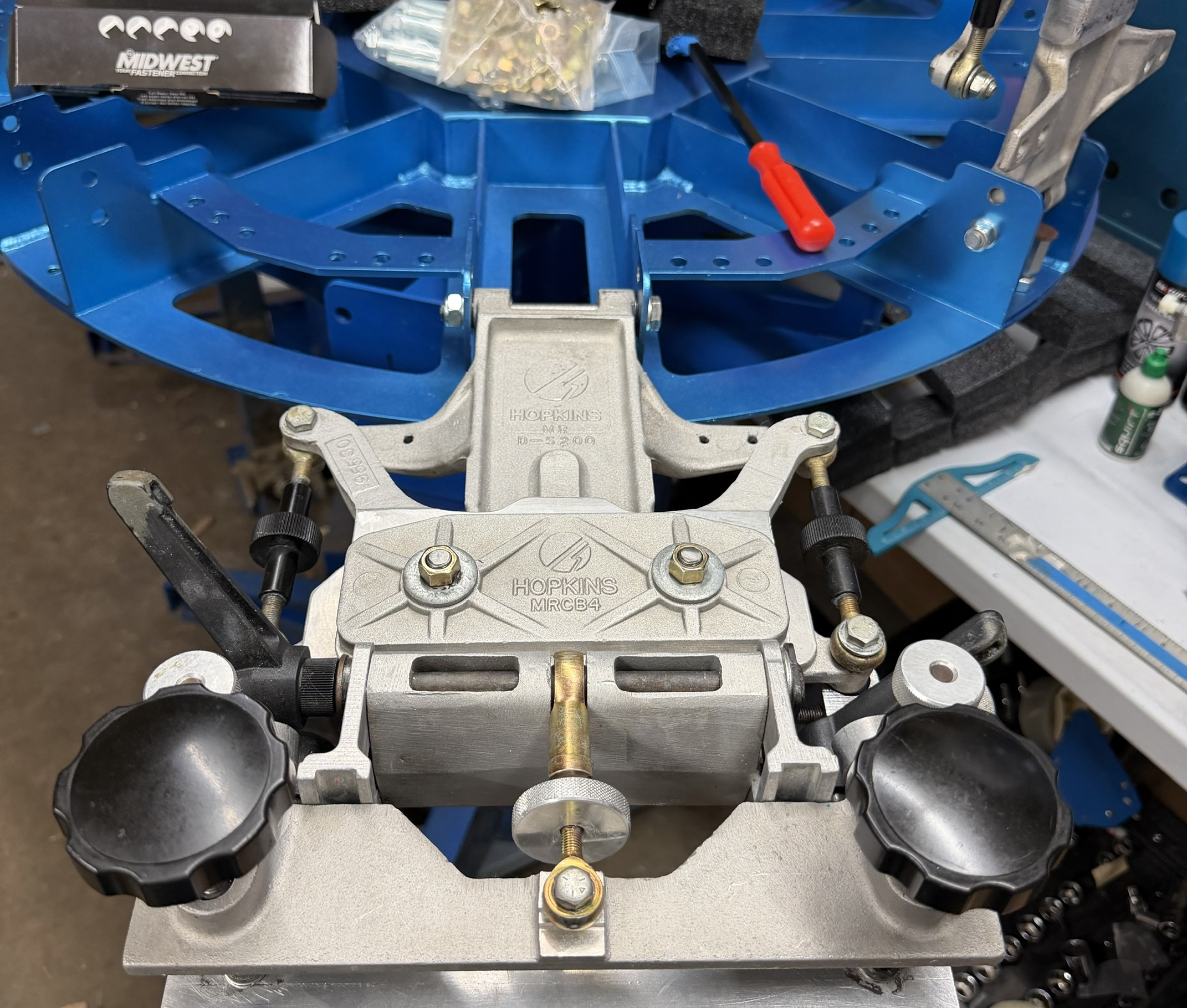 Refurbished eight-color Hopkins press carousel and printheads